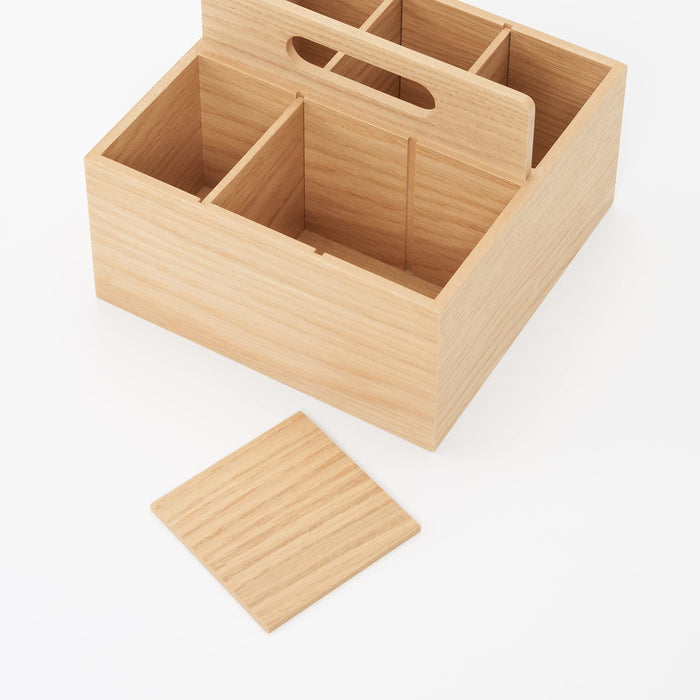 Mujirushi Ryohin Japan Wooden Tool Box - Compact and Durable Storage Solution