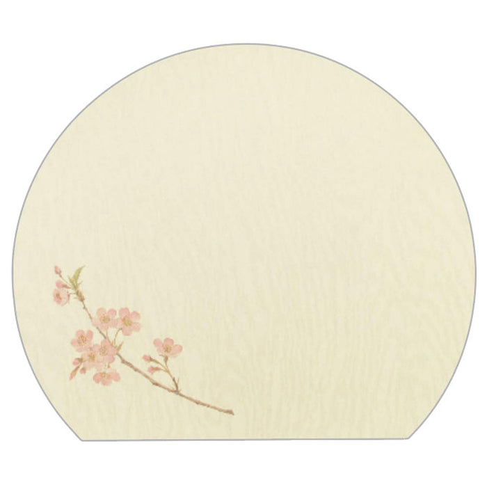 Nagao Sakura Half Moon Placemat Set - 100 Pieces, 31x36cm