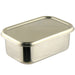 Nagao Tsubamesanjo 17.9cm Lid Square Storage Set - Stainless Steel-Kiichin - The #1 Place for Japanese Goods in Your Hand!