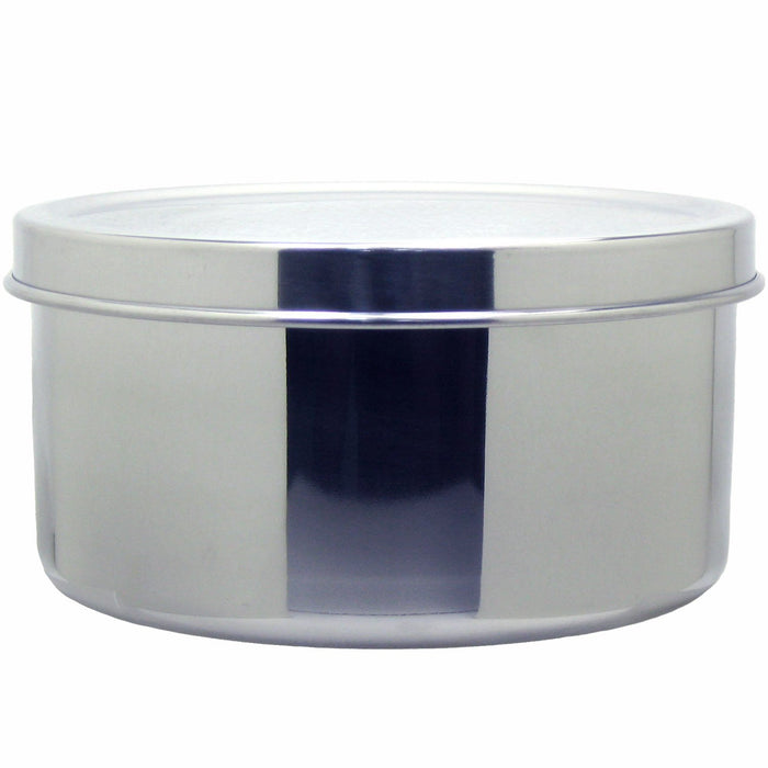 Nagao Stainless Steel Round Storage Container - 100Xh55mm, Made in Japan