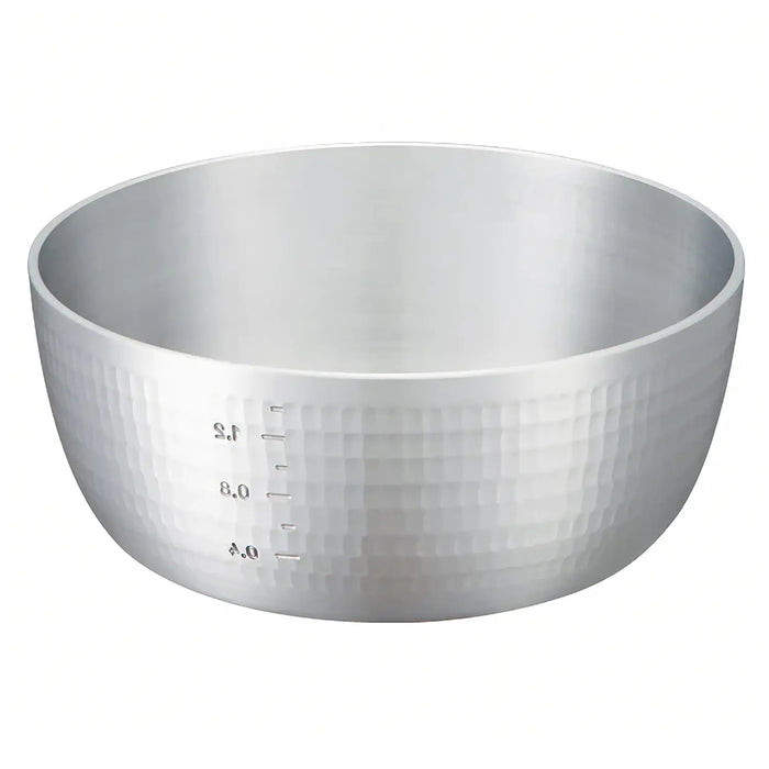 Nakao Aluminum Hammered Yattoko Pot 19.5cm - Premium Quality Cookware