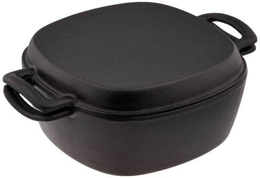 Southern Iron Craft Japanese Nambu Ironware Double-Handed Pot IC-047-Kiichin - The #1 Place for Japanese Goods in Your Hand!