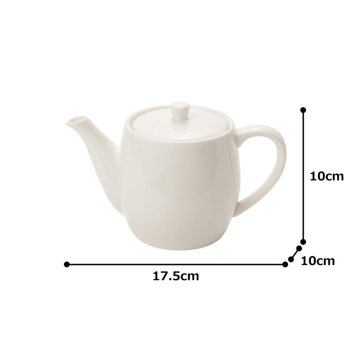 Narumi Japan Tea Pot Patia White 530Cc 1 Person - Premium Quality Tea Pot