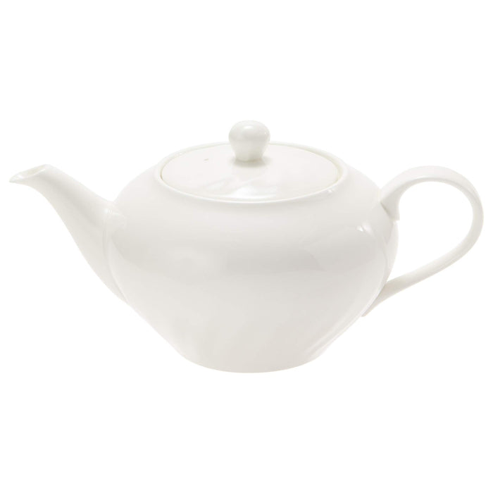 Narumi Japan Tea Pot Sense White 840Cc - Dishwasher Safe - 51800-4687