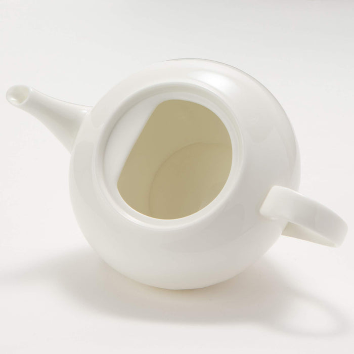 Narumi Japan Tea Pot Sense White 840Cc - Dishwasher Safe - 51800-4687