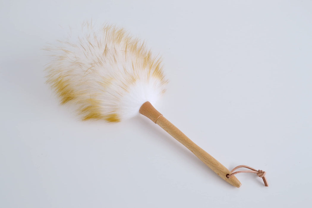 Fujiei Hataki Wool Duster L - Japan Natural Materials for Fluffy Car Cleaning