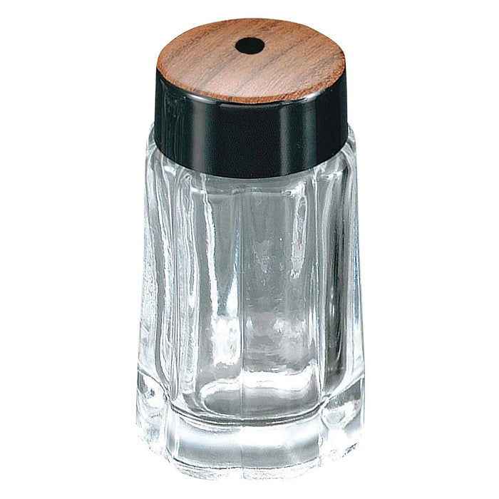 Ninomiya Crystal Glass Toothpick Holder - Wood Pattern, 50ml