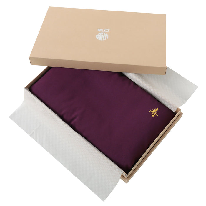 Nishikawa Celebration Pillow - Adjustable Height Neck & Shoulder-Friendly Pillow Cover - Made In Japan - Purple (EH88102036Pl)