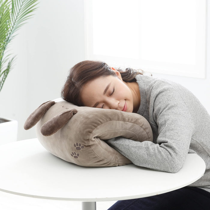 Nishikawa Snoopy Nap Pillow - Office Desk & Home Lumbar Cushion