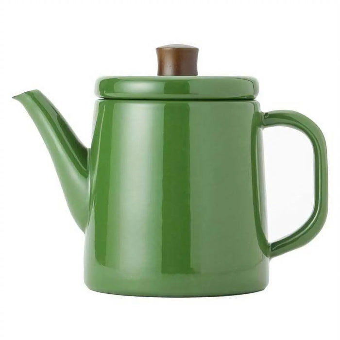 Premium 1.5L Green Enamel Kettle by Noda Horo - Enhance Your Kitchen Experience