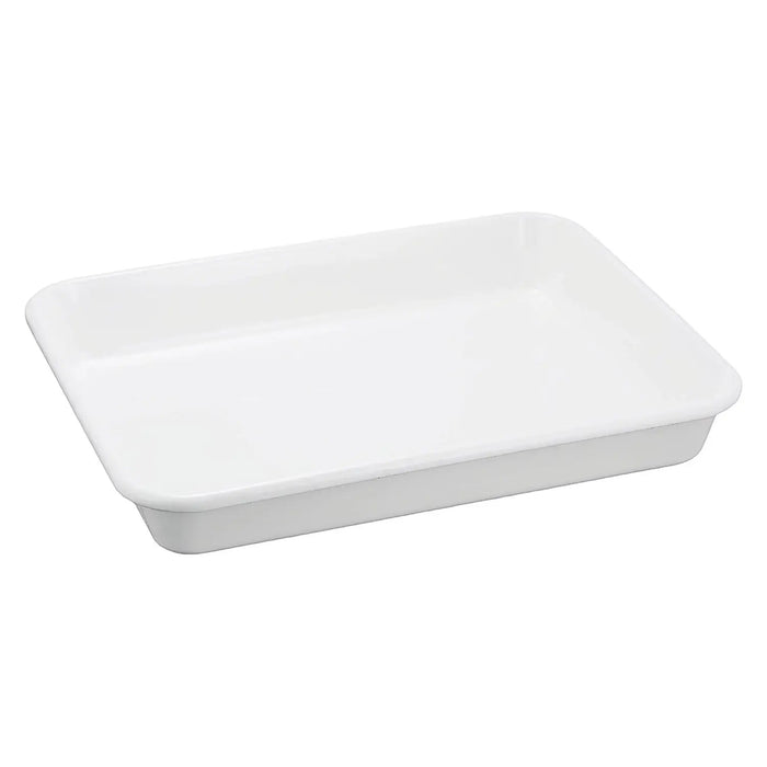 Noda Horo Enamel Nestable Meal Prep Baking Tray No.6 - White Series