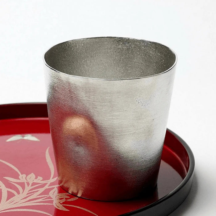 Nousaku Hand-Crafted Tinware Najimi Fit Tumbler 350ml - Exquisite Craftsmanship for a Perfect Fit