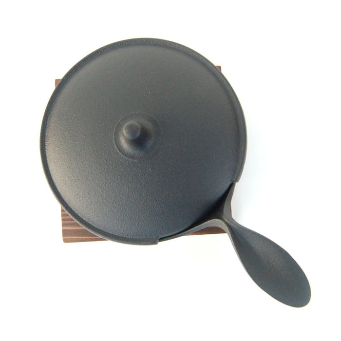 Ogasawara Rikucho Japan Nanbu Tekki Mini Frying Pan - Lid Included