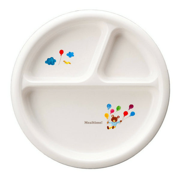 Osk Mealtime Baby Toddler Non-Slip Divided Plate