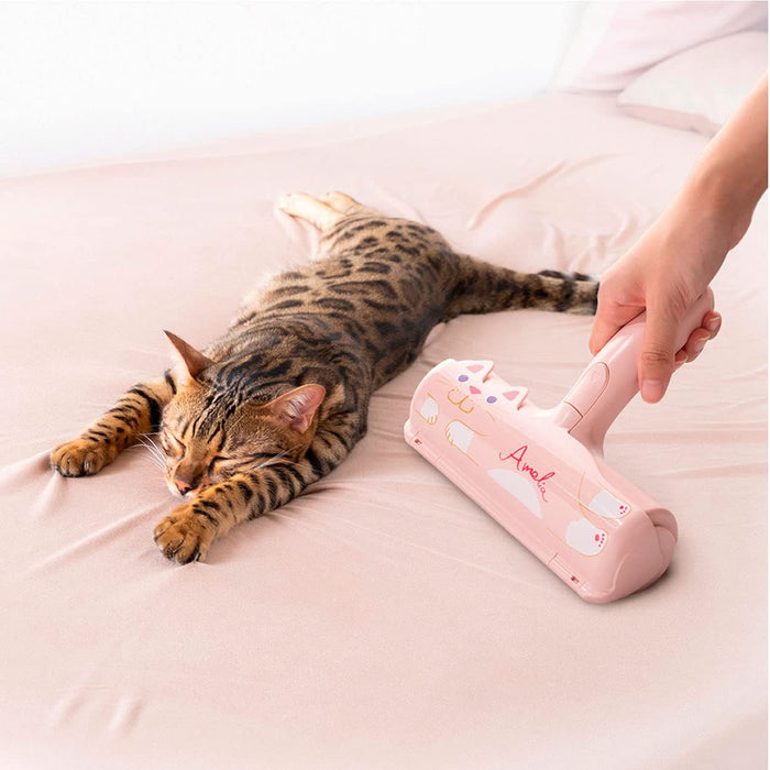 Pakupaku Roller Amelia - Japan's Pet Hair Remover for Clean Carpets