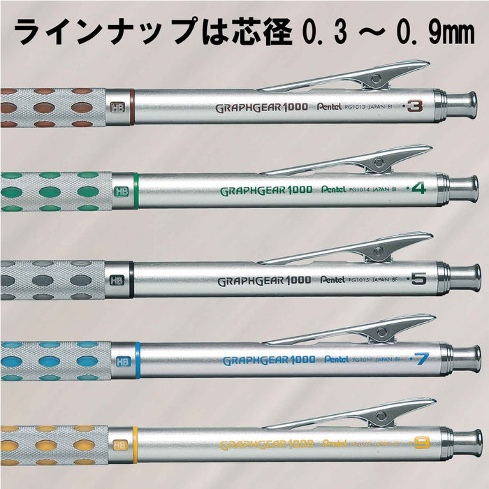 Pentel Graph Gear 1000 0.3mm Mechanical Pencil - Japanese Made