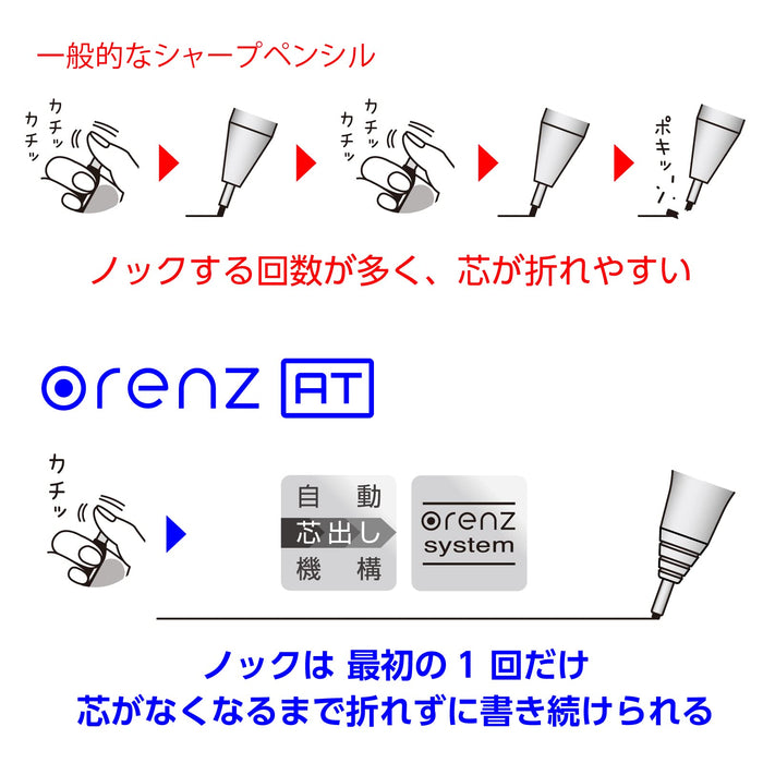 优质日本制造 Pentel 自动铅笔 Olens 0.5 毫米 - 深红色 XPP2005-B