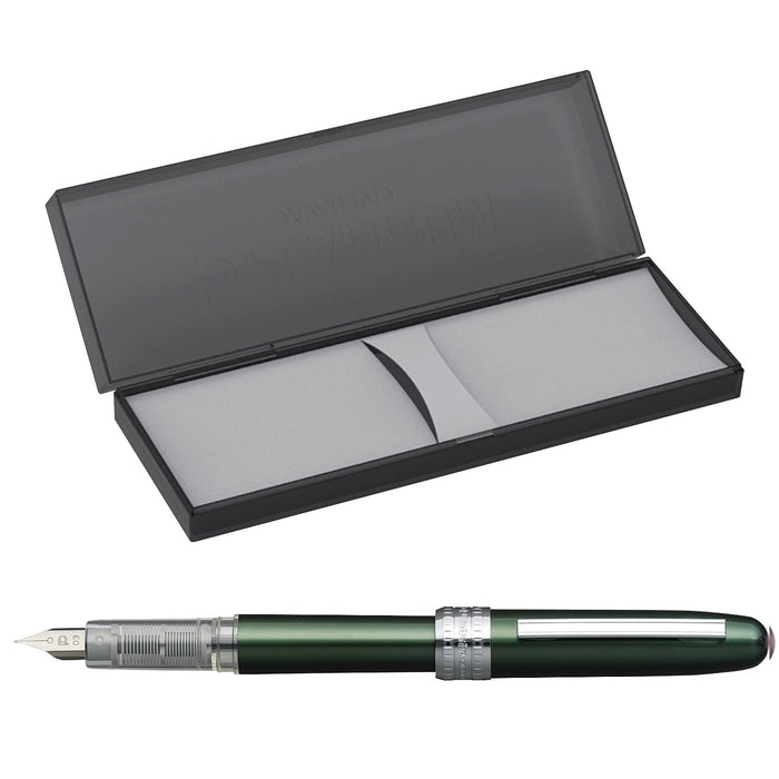 Platinum Fountain Pen Plaisir Green Pgb-1000#41-2 - Fine Point, Made in Japan