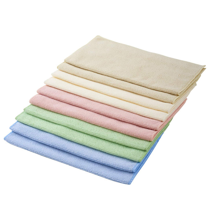 Lec Rec Gekiochi Microfiber Cloth - 10 Pcs Premium Japanese Cleaning Cloths