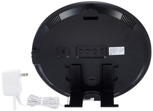 Rhythm LED Color Change Wall Clock Radio - 365 Colors, Black, Japan - 8Rz197Sr02-Kiichin - The #1 Place for Japanese Goods in Your Hand!