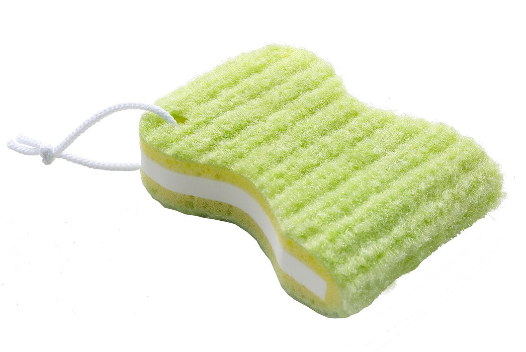 Sanko Mitsuba Japan Mud Stain Brush - Double Sided Laundry Cleaner Sponge