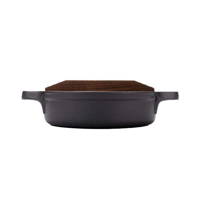 Seieido 26Cm Japanese Cast Iron Sukiyaki & Gyoza Pan - Authentic Cooking Essential