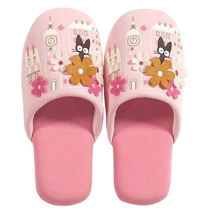 Senko Kiki's Delivery Service Jiji Pink Cat Slippers 24Cm - Ghibli 75571 Japan