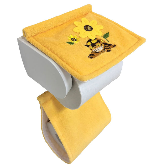 Senko Totoro Flower Bus Stop Paper Holder Cover - Yellow Cat Ghibli Japan 66797