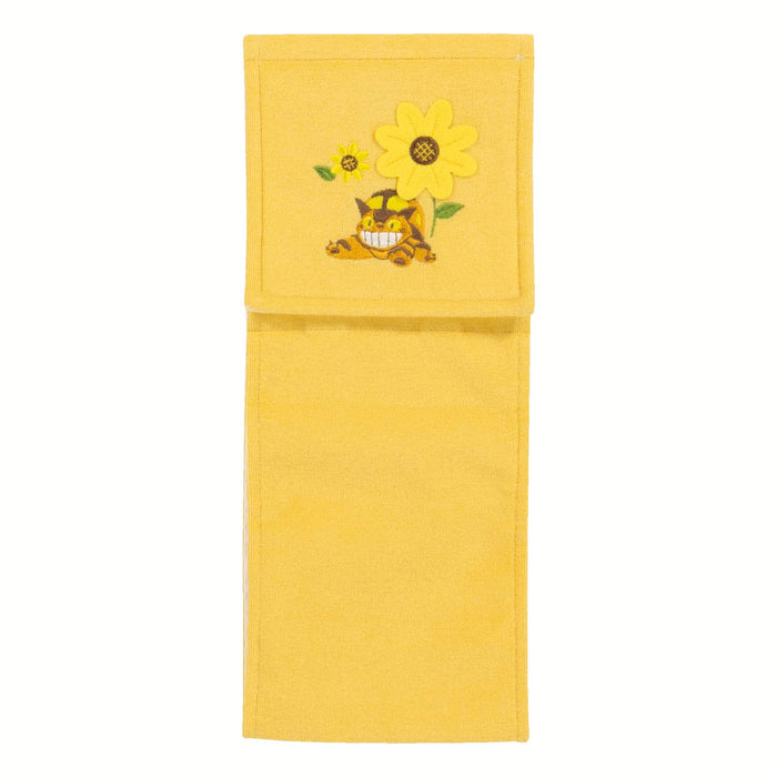 Senko Totoro Flower Bus Stop Paper Holder Cover - Yellow Cat Ghibli Japan 66797