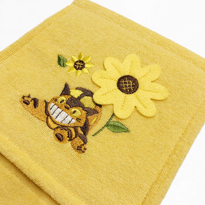 Senko Totoro Flower Bus Stop Paper Holder Cover - Yellow Cat Ghibli Japan 66797