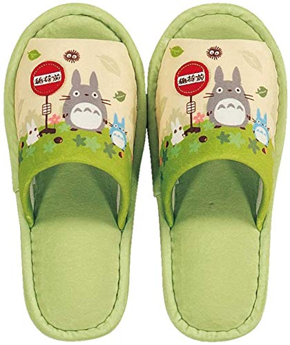 Senko Totoro Toilet Mat Set with Slippers & Paper Holder Cover - 60X60Cm - Made in Japan