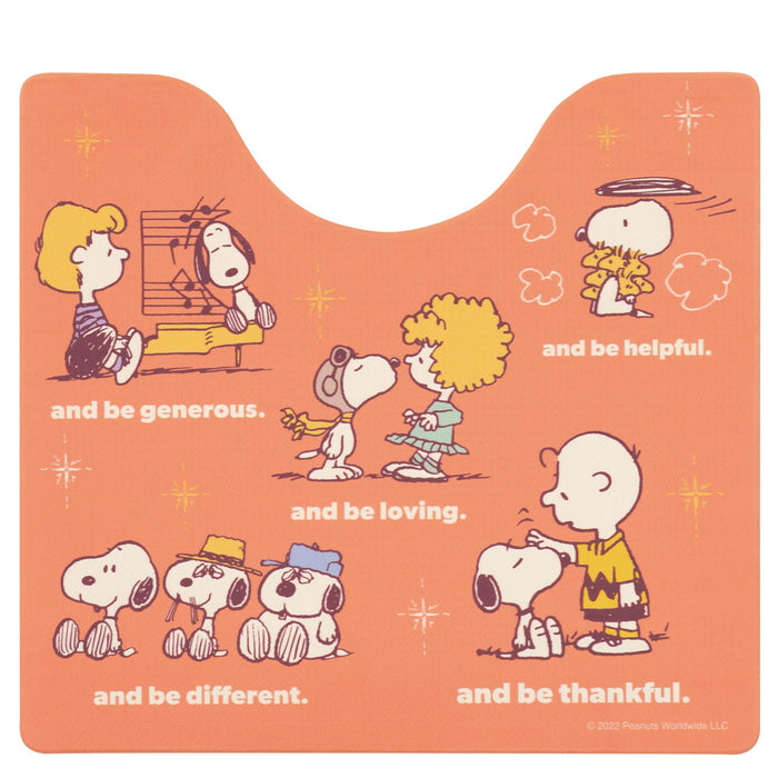 Senko Snoopy PVC Toilet Mat - Japanese Wipeable Design