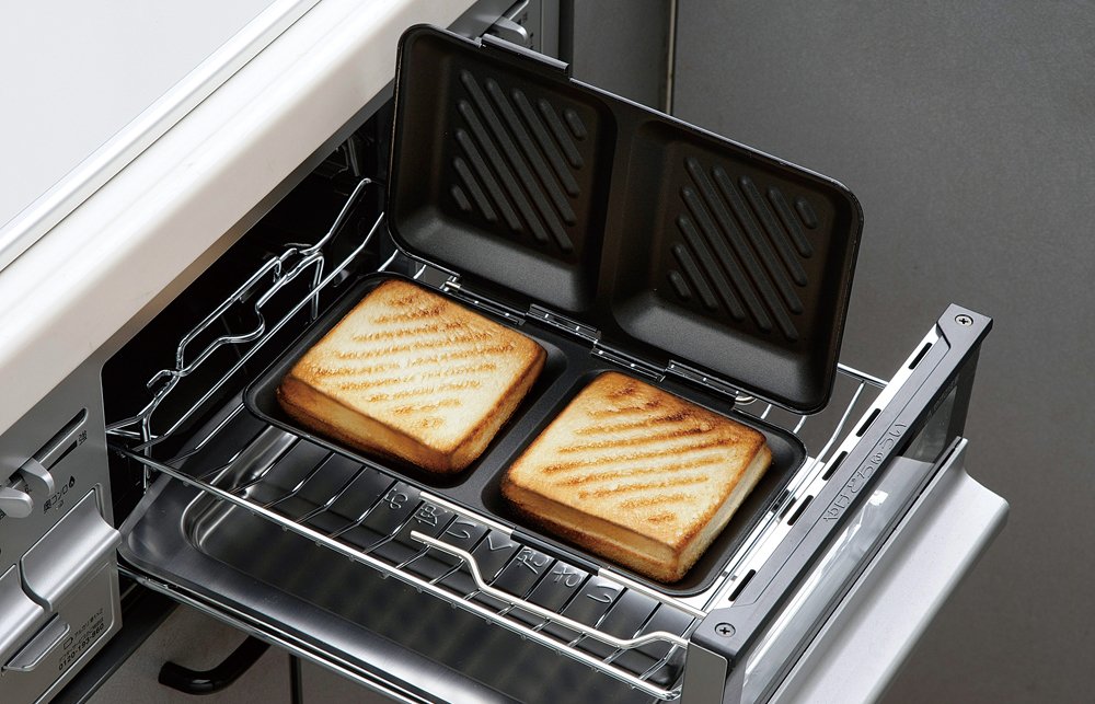 Shimomura Planning And Sales Fish Grill Toaster with Japan Fluorine Processing