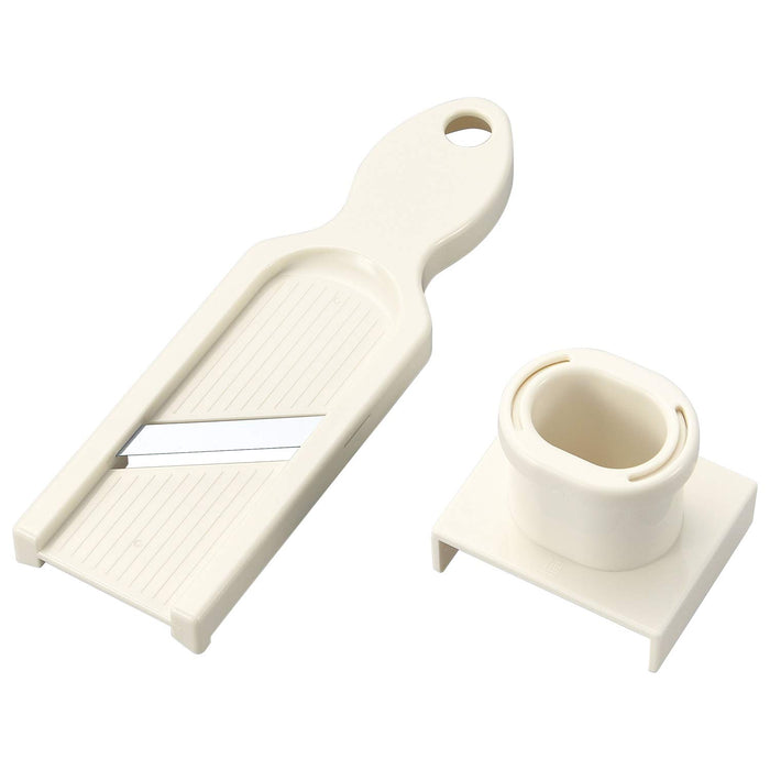 Shimomura Kougyou Ans-700 Garlic Slicer Made in Japan Niigata Tsubame-Sanjo White