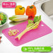 Shimomura Kougyou Ajishokubo Mini Cutting Board 220x153x2mm Green AMM-672 Niigata Tsubamesanjo-Kiichin - The #1 Place for Japanese Goods in Your Hand!