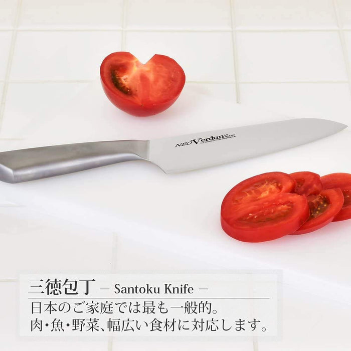 Shimomura Kougyou NVD-50 Knife Set Japan Molybdenum Vanadium Steel Santoku 165mm/Petty 125mm