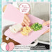 Shimomura Kougyou Mini Cutting Board PC-604 Pink 250x250x2mm Made in Japan-Kiichin - The #1 Place for Japanese Goods in Your Hand!