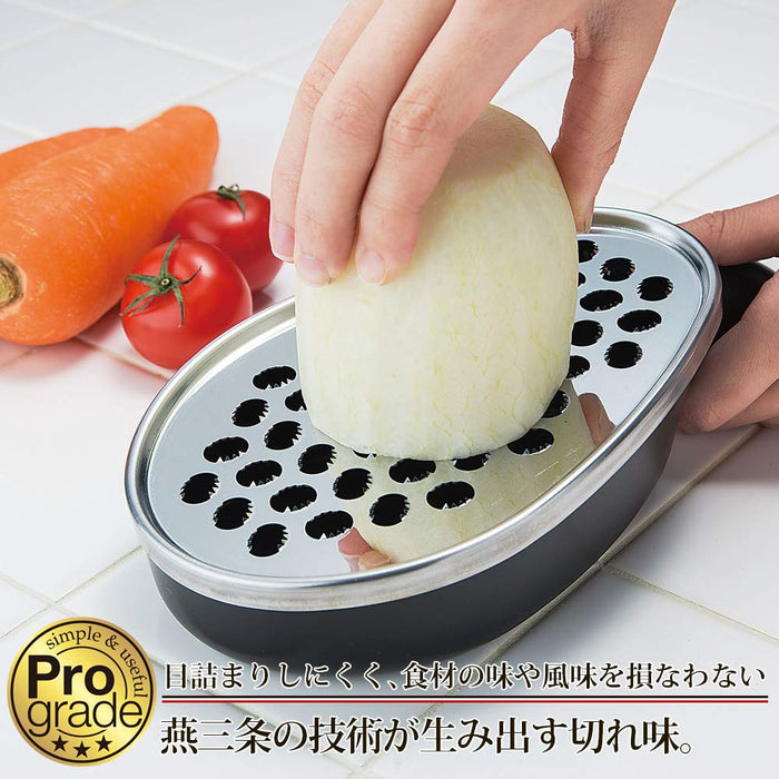 Shimomura Kougyou Japanese Professional Grater - Black Pgs-11 Niigata Tsubamesanjo