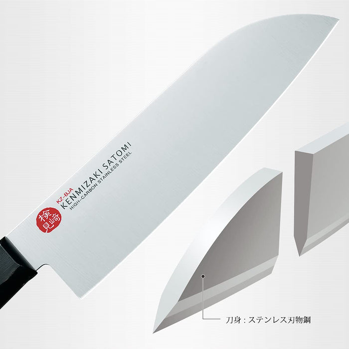 Shimomura Kogyo Santoku Knife 165mm KZ-BJA Japan Niigata Tsubame-Sanjo