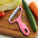 Shimomura Kogyo VCW-01P Japan Verdun Cabbage Peeler Pink Dishwasher Safe-Kiichin - The #1 Place for Japanese Goods in Your Hand!