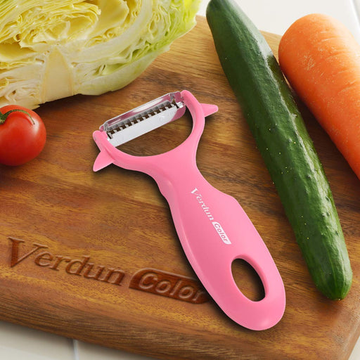 Shimomura Kougyou Kinpira Peeler Vck-01P Japan Made Pink Dishwasher Safe-Kiichin - The #1 Place for Japanese Goods in Your Hand!