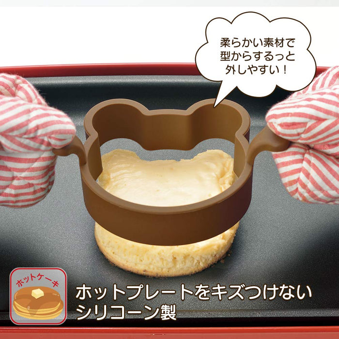 Shimomura Kougyou Yakipa! Pancake Ring (Cat/Heart) YP-611 Yellow