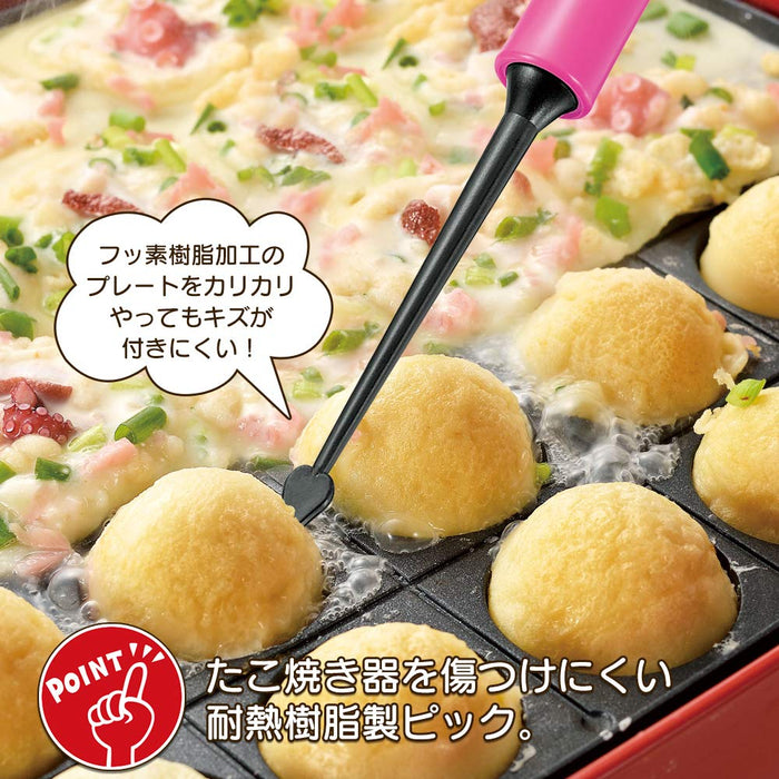 Shimomura Kougyou Takoyaki Pick Heart Shape Dishwasher Safe YP-202