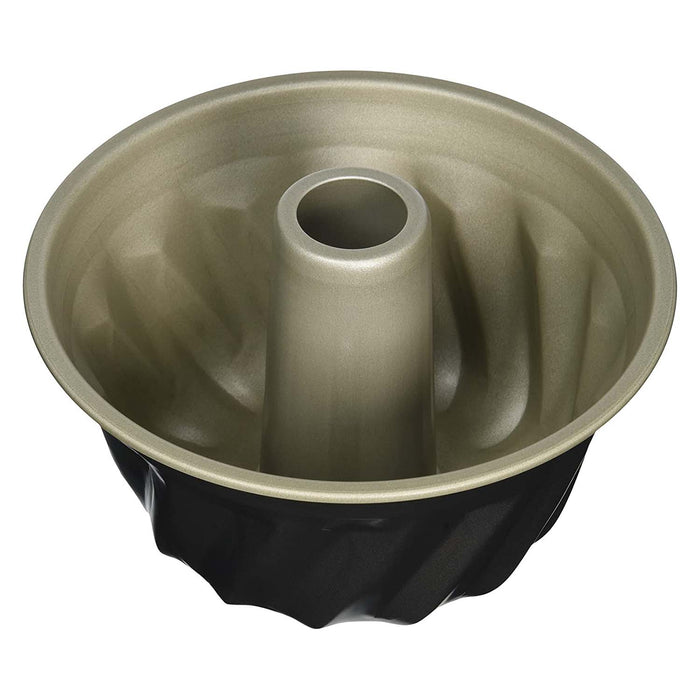 Premium 18cm Shimotori Black Figure Steel Kugelhopf Bundt Cake Pan