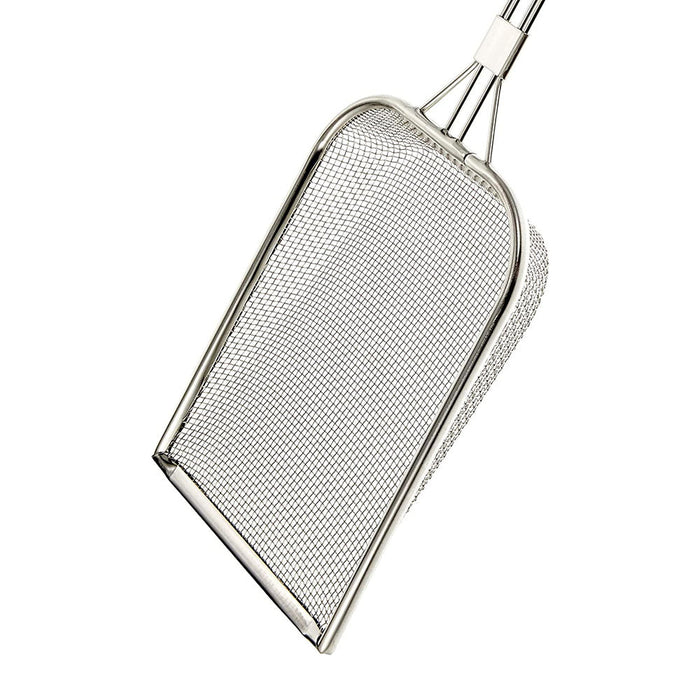 Shinetsu Works Square Stainless Steel Oil Strainer - Large Size, Made In Japan