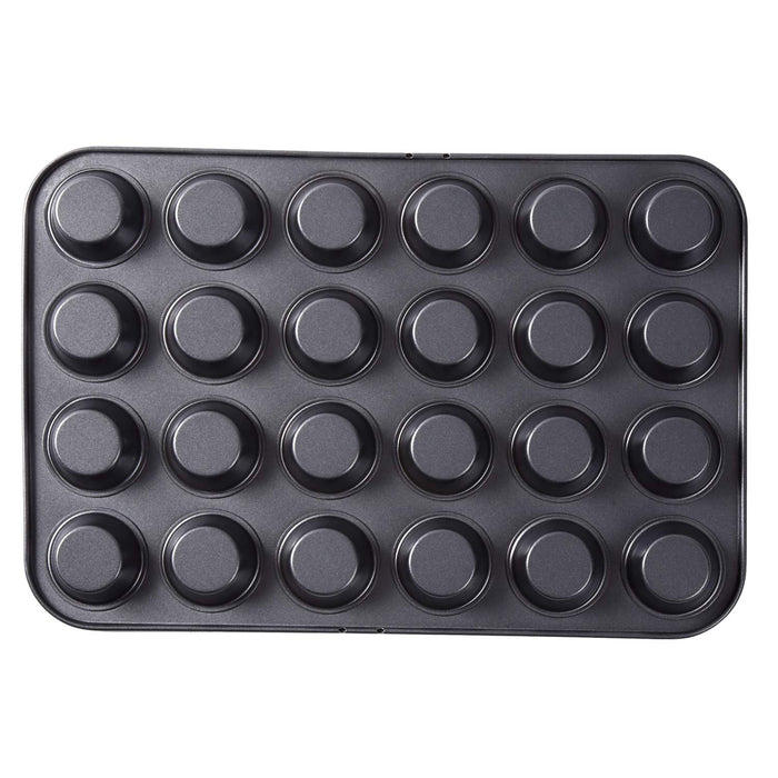 Soratobu Frying Pan - Silicon Processed Muffin Top Plate (24 Mini Muffin Molds)