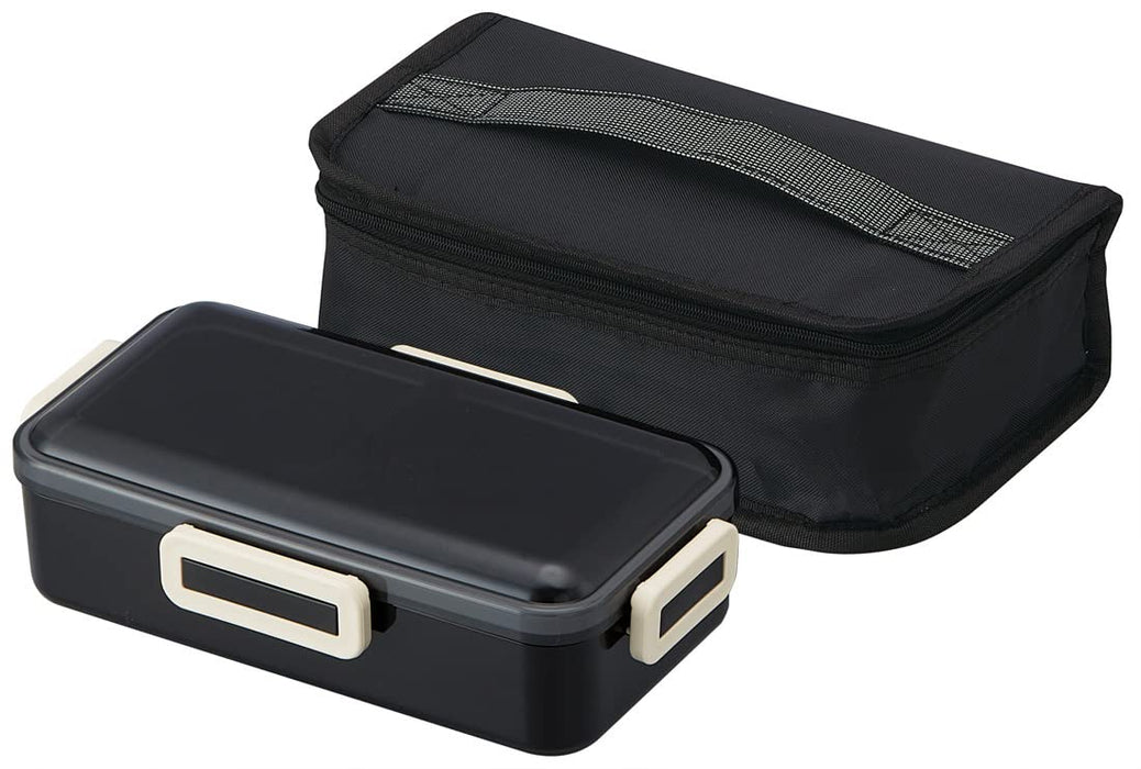 Skater 830ml Bento Box w/Insulated Bag & Antibacterial Lid - Black (KCPFLB8AG-A)