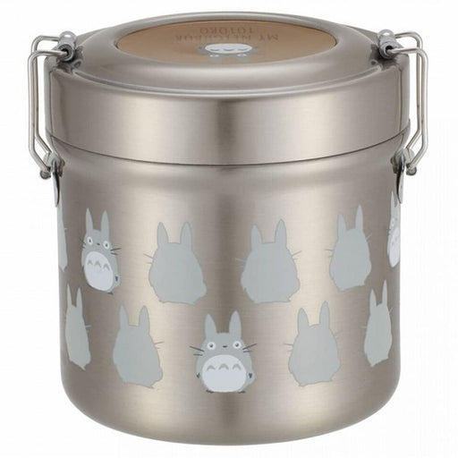 Skater Totoro Ghibli Lunch Box Bowl - Vacuum Stainless Steel, 600ml-Kiichin - The #1 Place for Japanese Goods in Your Hand!