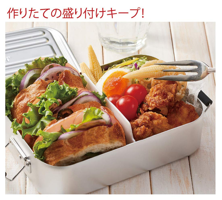 Skater AFT8B-A Bento Box 850ml Silver Men's