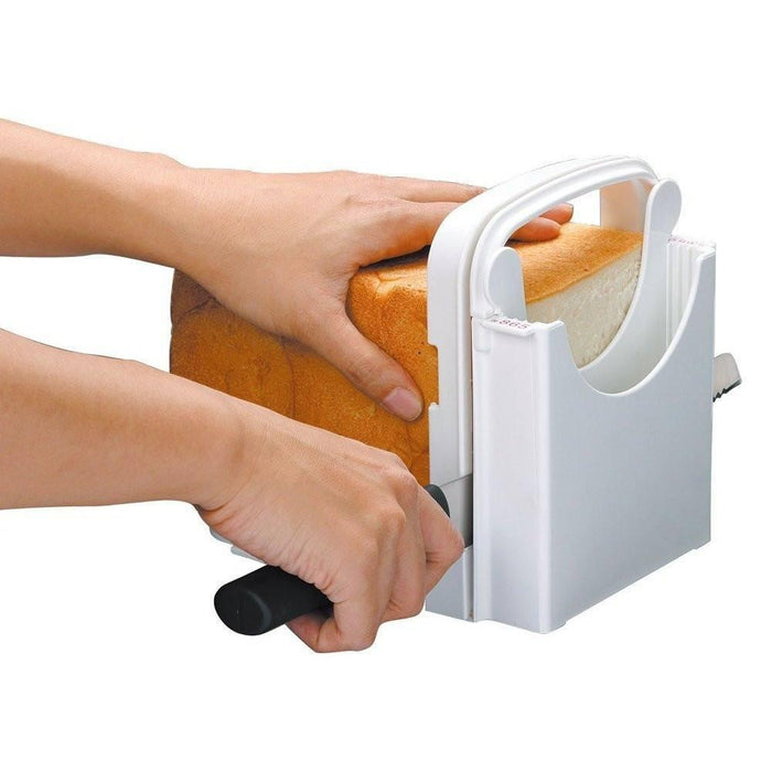 Skater Japan Foldable Shokupan Bread Slicer - Convenient Bread Cutting Tool